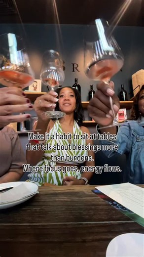 Intentional Conversations. Intentional Tables. Intentional Community. Intentional Next Steps. It’s all about intentionality, and it being positive. 🤍 | Faith Pittman