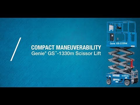 Product Introduction: Genie® GS™-1330m Scissor Lift - ANSI