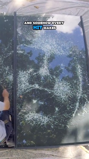 Broken glass has NEVER looked this good (SHOCKING)