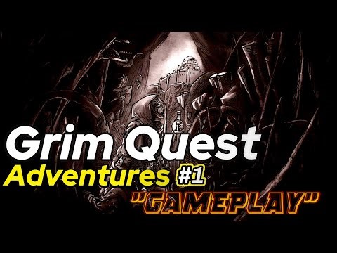 Grim Quest🕯️ | First Run – 1 Hour of Dark Fantasy Turn-Based Action | No Commentary