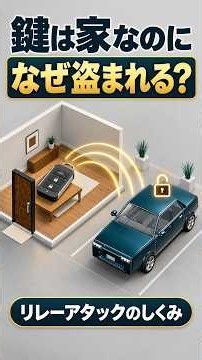 鍵は家にあるのに、なぜ車が盗まれる？リレーアタックのしくみ