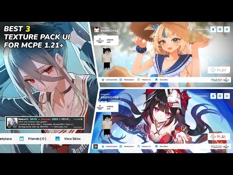 3 Best Anime UIs for Minecraft PE 1.21+ | Neko UI Texture Pack