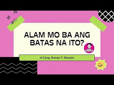 RA 11476 - The GMRC and Values Education Act