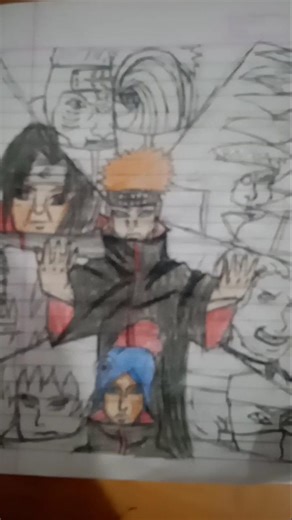 all Akatsuki drawings do Next #viral #shorts