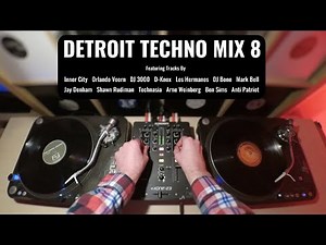 Detroit Techno Mix 8 | With Tracklist | Vinyl & Dvs Mix