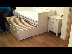 IKEA Hemnes Day-bed Trundle Guest Bed, Stolmen Storage Design - Before & After.