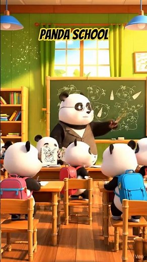 Panda School 🐼📚 | The Cutest Classroom Ever!