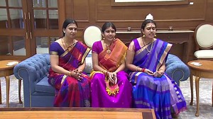 MS Subbulakshmi’s great grand daughters MS. Aishwarya & MS Saundarya, performing Kirthana in the presence of Prime Minister Narendra Modi!! | Ajit Kumar Doval : The Pride of India