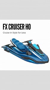 The Yamaha FX Series is the pinnacle of personal watercraft luxury...