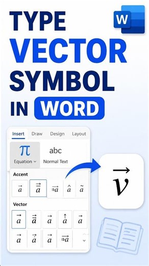 Type vector symbol in Word #shorts #viral #trending