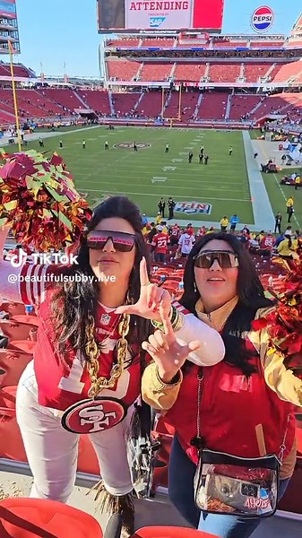 we be wylin #49ers #levistadium #bangbamgninergang #beautifulsubby @Angela Tristan Covarrubias