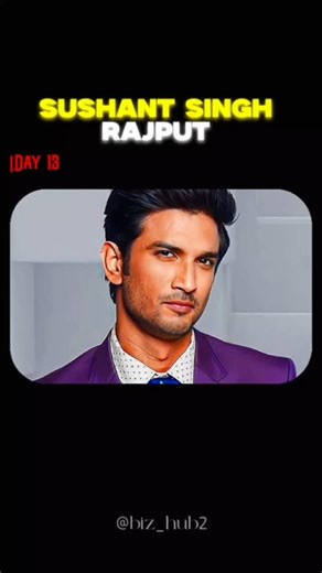 BizHub on Instagram: "Day 13 (Inspirational Story's 🎯) The Story Of Sushant Singh Rajput 👑 @sushantsinghrajput ❤️ “Zindagi uske liye script nahi thi… ek open stage thi 🎭 Aur wo har pal apne jazbe se likhta gaya ✨ Sushant sir chale gaye... lekin unka sapna, unka junoon — aaj bhi hum sab mein zinda hai! 💔 Ye reel un sab sapne dekhne walon ke लिए है, jo haar nahi maante 🙏 👇 Isse Save karo… jab bhi thako, isse dekhna 💪” . . Follow For More – (@buz_hub2) . . •Millionaire Mindsets •Richmindset 