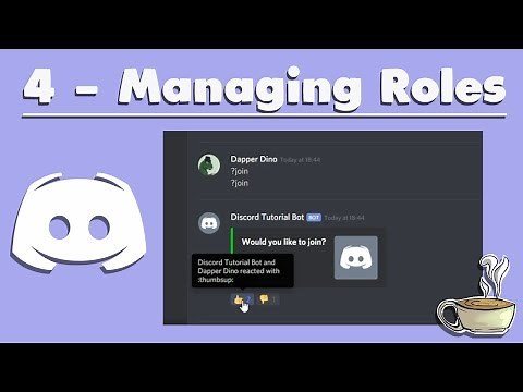How To Make A C# Discord Bot - Managing Roles - Part 4