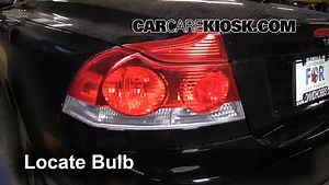 Tail Light Replacement on 2009 Volvo C70 T5 2.5L 5 Cyl. Turbo