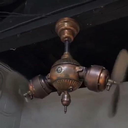 This 1920 Ceiling Fan Looks Like a Flying Machine 😳⚙️