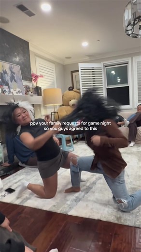 this is ur sign to play the wig snatching game 🤪 #fyp #gamenight #familygames #prank #funnyvideos