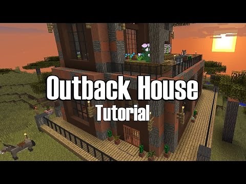 Minecraft Outback House Tutorial