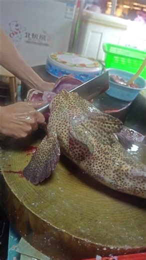 How to Fillet a Huge Fish Like a Pro | Street Food Skills