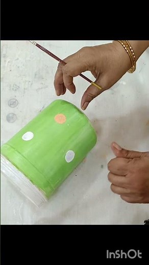 DIY with plastic box & Repotting the ornamental plant