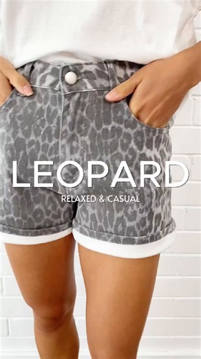 The Chelsea Leopard Shorts are loose yet slightly structured, they look and feel good on. Relaxed and casual, we like them heaps x x Shop HERE: vineapparel.com/products/chelsea-leopard-shorts Kym's wearing an 8 and is 175cm tall x | Vine Apparel