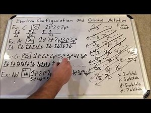 Chemistry - Atomic Structure - Electron Configuration and Orbital Notation Part II