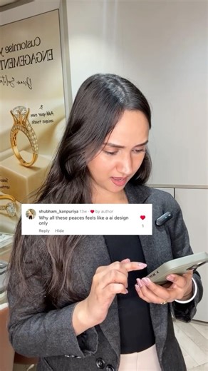 From AI to Reality ✨ Custom Lab Diamond Jewelry by Fiona Diamonds #fionadiamonds