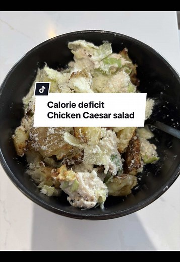 Crispy Chicken Caesar Salad Recipe with Baby Potatoes