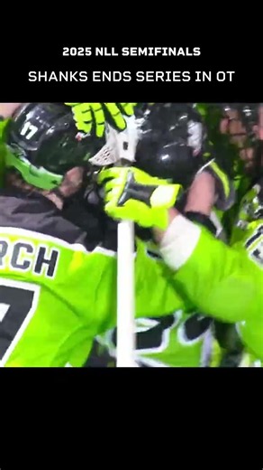 The moment Saskatchewan advanced to the 2025 NLL Finals was unforgettable! 🔥