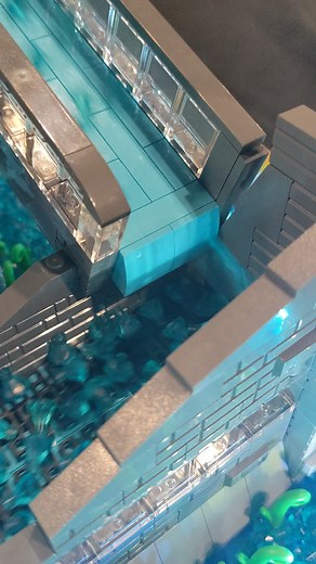 Amazing LEGO Crystal Fountain by Jarren Harkema | Beyond the Brick