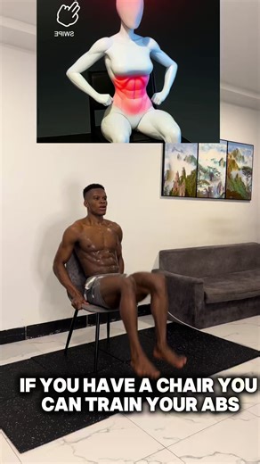 Seated Abs Workout Using Just a Chair