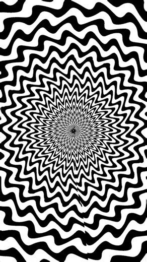 Psychedelic Visuals | Black & White Visual Trance |#fractalloop #illusion