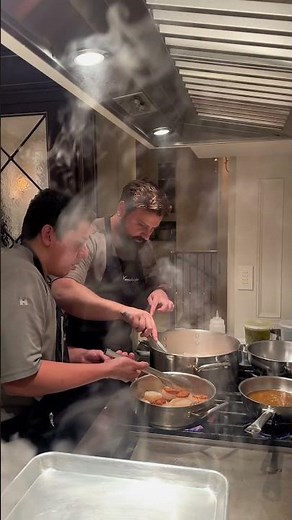 Bay Scallop with Corn Veloute #scallops #truffle #chef