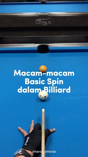 Cara Bermain Billiard dengan Menggunakan Basic Spin - Tips dan Trik