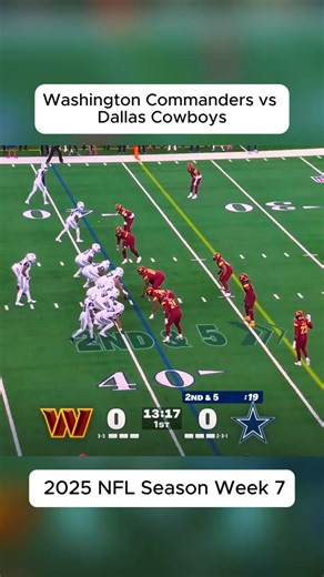 Washington Commanders vs Dallas Cowboys Game Highlights | 2025 NFL Season Week 7 #commanders #nfl #viral #nflfootball #nflnews #NFLPlayoffs #nfledits | Karimah Zakaria