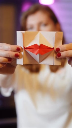 12K views · 763 reactions | Origami Lips  | Ekaterina | Facebook