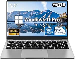 Laptop, Window 11 Pro Laptop Computer, 15.6 Inch Lap Top, 8GB RAM 512GB SSD PC 2026, N4020 Processor, 15.6" FHD 1920 * 1080 Display, WIFI5, BT5.0, Office 365