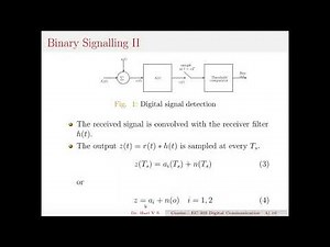 Optimum Detection and Maximum Likelihood Receiver