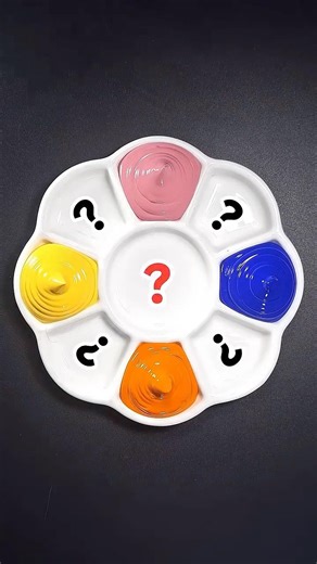 Pink + Blue + Orange + Yellow = ? #colormixing #colorzara #shots