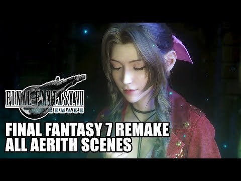 Final Fantasy 7 Remake - All Aerith Scenes