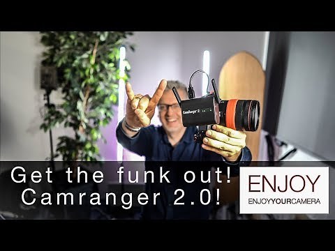 CamRanger 2 WiFi-Fernsteuerung für Canon-, Nikon-, Sony- und Fuji-Kameras!