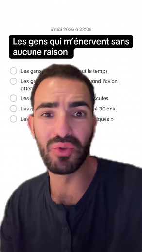 Les gens qui m’énervent sans aucune raison