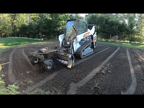 Using a Harley Raking to Install New Lawns