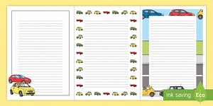 Car Page Borders (Portrait)