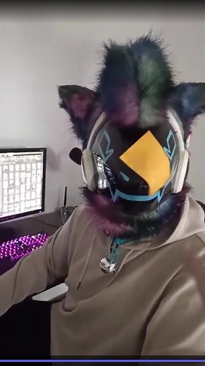 Protogen gets CHEESED! #furry #furryfandom #furries #furrytiktok #protogen #cheesed #furrymeme #meme #funny #reaction #twitch #streamer #fursuit #fyp