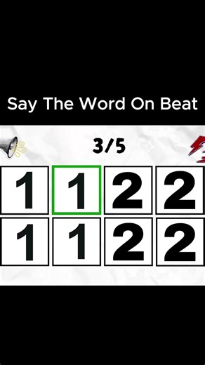 Say the Word on the Beat - Numbers Version 2