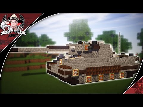 Minecraft: WW2 Panzer VII "Lowe" | Heavy Tank Tutorial