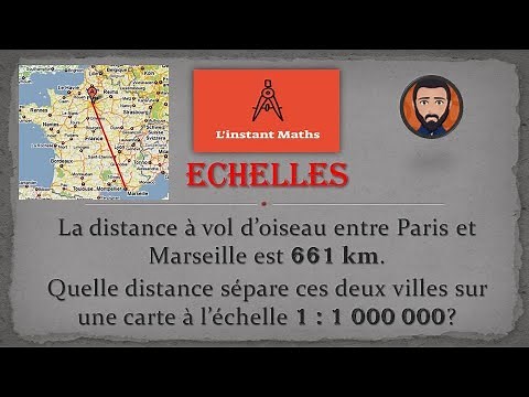 Quelle distance sépare ces deux villes ? [L'instant Maths]
