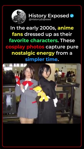 When Early 2000s Anime Fans Created Epic Cosplay Photos 🎵📺