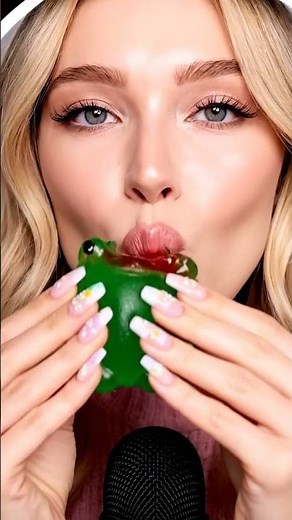 Satisfying Jelly Frog ASMR | Relaxing & Soft Chewy Candy Sounds #relaxingasmr #mukbang
