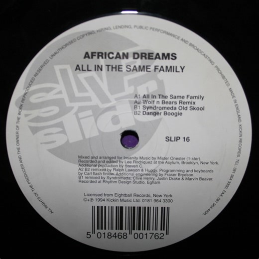 African Dreams - All In The Same Family